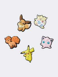 Crocs Pokemon Character 5 Pack Unisex Lifestyle Jibbitz Charm