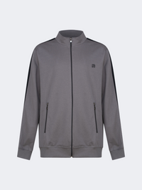 Oil And Gaz Big Size Men Lifestyle Full Zip Hoody Grey