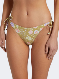 Billabong Feelin Peaceful Tropic Reversible Women Beach Slip Multicolor