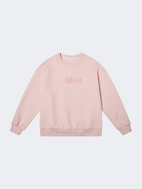 Erke Kids-Girls Lifestyle Crew Plain Light Pink
