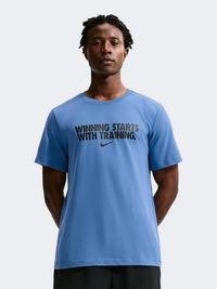 Nike Df Winning Men Training T-Shirt Indigo/Black