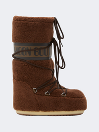 Moonboot Icon Fleece Unisex After Ski Boot Brown