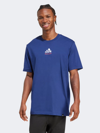 Adidas Memories Of Sport Gallery Graphic Men Sportswear T-Shirt Dark Blue