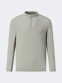 Erke Half Zip Knitted Men Outdoor Long Sleeve Light Green