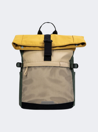 Erke Unisex Lifestyle Backpack Bag Beige/Yellow
