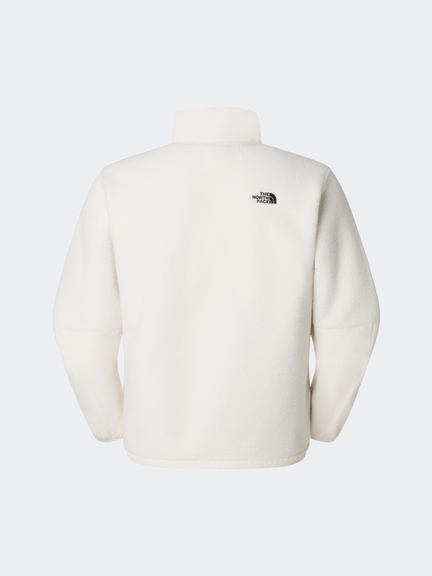 The North Face Yumiori 1/2 Zip Men Lifestyle Fleece White Dune