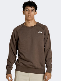 The North Face Raglan Box Nse Men Lifestyle Sweatshirt Smokey Brown