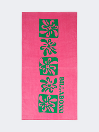 Billabong Lie Down Women Beach Towel Guava