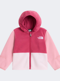 The North Face Glacier Full Zip Hooded Infant-Girls Skiing Fleece Primrose