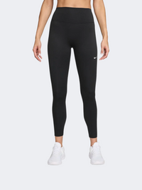 Nike Nike Df One High Rise 7/8 Tight Useam Black/Whiite Women Training 7/8 Tight Black/White