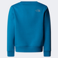 The North Face Reflective Logo Relaxed Vrew Boys Lifestyle Sweatshirt Dusk Blue