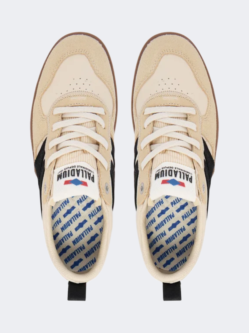 Palladium Pallacup Flame Og Unisex Lifestyle Shoes Almond Milk
