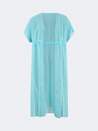 Oil And Gaz Chic Women Beach Cloth Dress Ss Blue