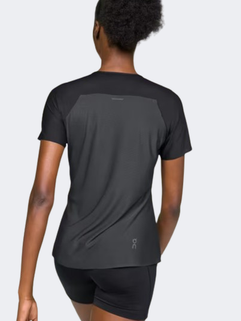 On Performance Women Running T-Shirt Black/Eclipse