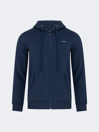 Top Ten Brushed Men Lifestyle Hoody Full Zip Navy