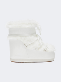 Moonboot Icon Low Faux Fur Unisex After Ski Boot Optical White