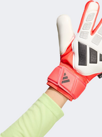 Adidas Predator Goalkeeper Match Fingersave Gs-Boys Football Gloves White/Red/Black