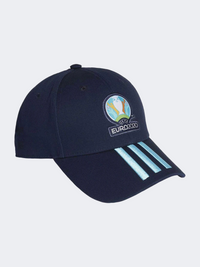 Adidas Official Emblem Euro 2020 Baseball Unisex Football Cap Navy/Cyan