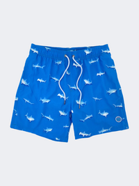Island Haze Trangan Men Beach Swim Short Blue