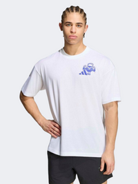 Adidas Fun Train Graphic Men Training T-Shirt White