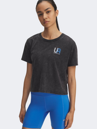 Under Armour Run Graphic Women Running T-Shirt Black
