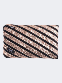 Zipit Metallic Jumbo Pouch Back To School Pencil Case Bronze