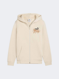 Puma Mid90S Full-Zip Boys Lifestyle Hoody Alpine Snow