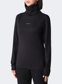 Fire & Ice Regan 2 Half Zip Women Skiing Baselayer Black