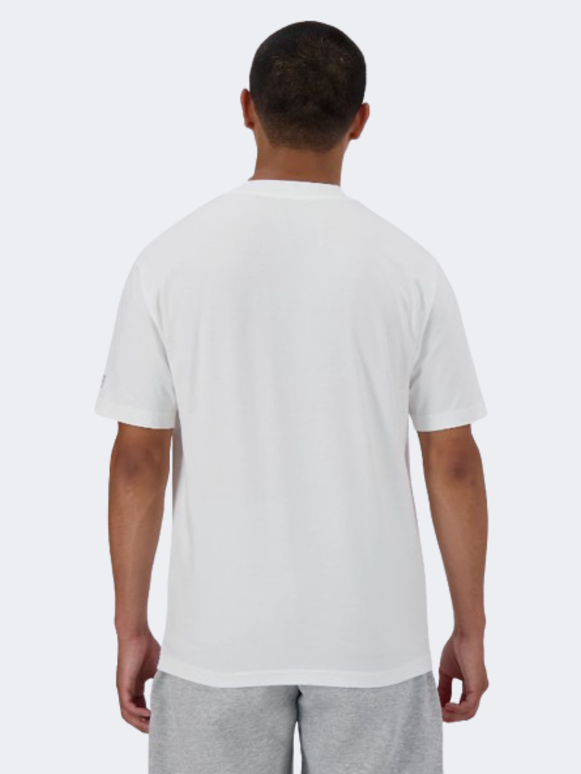 New Balance Iconic Collegiate Graphic Men Lifestyle T-Shirt  White