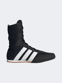 Adidas Box Hog Classic Men Boxing Shoes Black/White