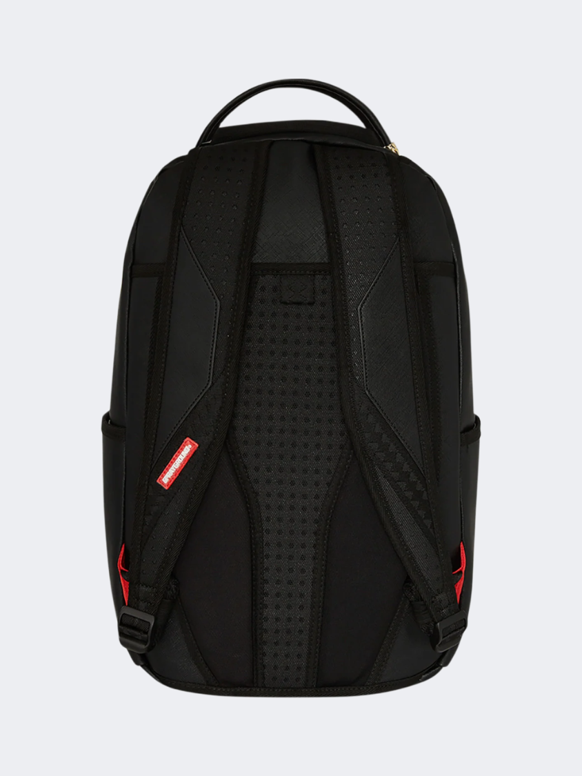 Spray Ground Fly Knit Mouth Dlxsv Unisex  Lifestyle Backpack Black/White/Red
