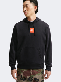 Nike Club French Terry Play Men Lifestyle Hoody Black/White