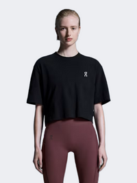 On Club Boxy Women Lifestyle T-Shirt Black