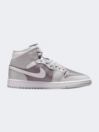 Nike Air Jordan 1 Mid Women Lifestyle Shoes Photon Dust/Grey