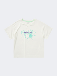 Erke Crewneck Kids-Boys Lifestyle T-Shirt White