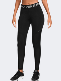 Nike Pro Logo Women Training Tight Black/Grey/White