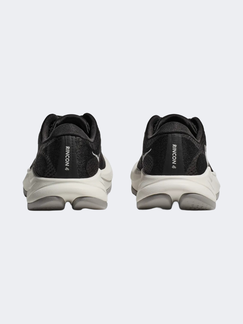 Hoka Rincon 4 Men Running Sneakers Black/White