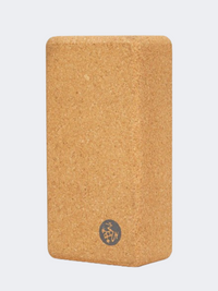 Manduka Lean Cork Yoga Block Brown