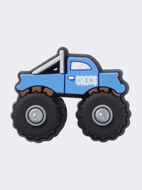 Crocs Blue Monster Truck Unisex Lifestyle Pins Multicolor