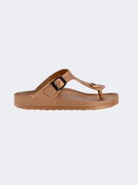 Ateneo Women Beach Slippers Rose Gold