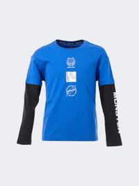 Erke Kids Lifestyle Long Sleeve Dark Blue