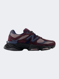 New Balance 9060 Women Lifestyle Shoes Plum Brown/Wine/ Grey
