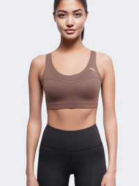 Anta Pro Women Training Bra Brown