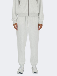 New Balance Essentials French Terry Women Lifestyle Pant Ash  Heather