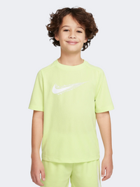 Nike Df Multi Boys Training T-Shirt Light Lemon/White