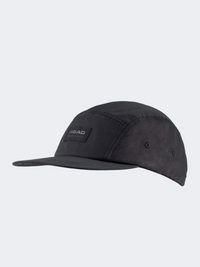 Head Five Panel Tour Unisex Tennis Cap Black