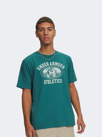 Under Armour Globe Men Lifestyle T-Shirt Rack Green/White