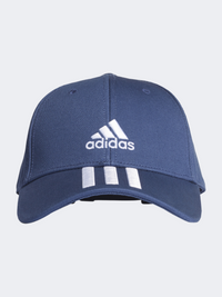 Adidas Baseball 3 Stripes Unisex Training Cap Indigo Blue/White