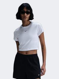 Nike Sportswear Chill Knit Women Lifestyle T-Shirt White/Black