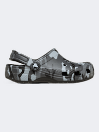 Crocs Classic Camouflage Kids Lifestyle Clog Black/Slate Grey